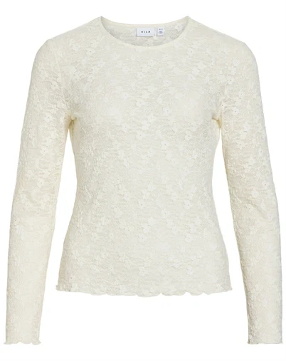 Vila - VIFay O-Neck Top - Egret